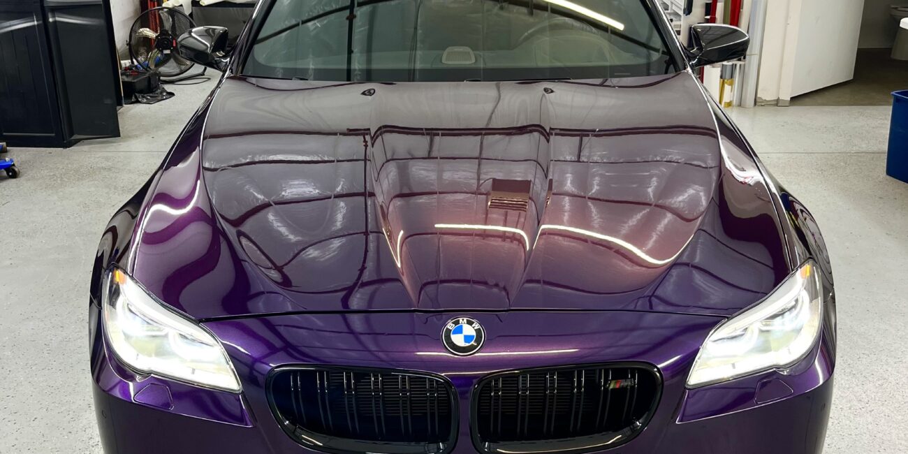 Purple BMW