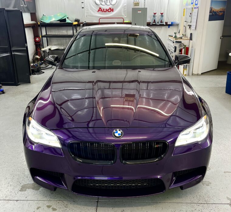 Purple BMW